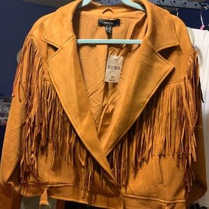 Forever 21 fringe suede
